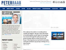 Tablet Screenshot of peterraab.ca